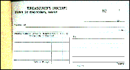 Form 78 Treasurer’s Receipt